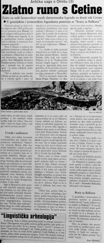 Ante Granić – THE ANCIENT SAGA OF OMIŠ - Lestrigon 